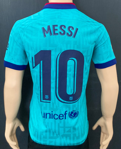 2019-2020 FC Barcelona Third Shirt Messi La Liga Pre Owned Size M