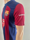 2023-2024 FC Barcelona Home Shirt Fermin Lopez El Clasico Rolling Stones Special Version La Liga New BNWT Size M
