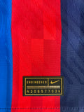 2022-2023 FC Barcelona Home Shirt Ferran Torres Player issue Kitroom Supercup Long Sleeve Mint Size M (Fitted)
