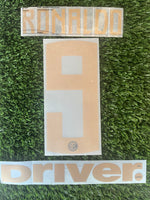 2018-2019 Inter Milano Home Name Set and Number Ronaldo Nazario Special Edition Mesh-up Serie A Stilscreen Adult Size