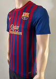 2011-2012 FC Barcelona Home Shirt Lionel Messi LaLiga Pre Owned Size S