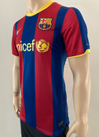 2010-2011 FC Barcelona Home Shirt Pedro Rodríguez LFP Pre Owned Size S