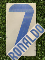 2024-2025 Al Nassr Home Name and Number Set Cristiano Ronaldo dekoGraphics Adult Size