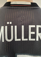 2016 Germany Adidas AdiZero Euro Away Shirt MULLER 13 Kitroom Player Issue Size 8 (Large)