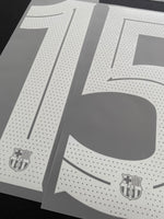 2023 2024 Barcelona FC CHRISTENSEN 15 Home Shirt Name Set and Number Player Issue UCL/ Copa del Rey Adult Size TextPrint