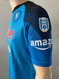 2022-2023 SSC Napoli Home Shirt Giovanni Di Lorenzo Lega Calcio New BNWT Size L (Fitted)