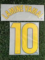 2025-2026 FC Barcelona Home Name Set and Number Lamine Yamal