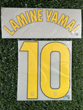 2025-2026 FC Barcelona Home Name Set and Number Lamine Yamal
