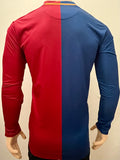2008-2009 FC Barcelona Home Shirt Treble Long Sleeve Pre Owned Size M