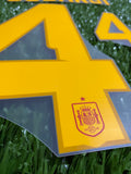 2025-2026 Spain Home Name Set and Number Pau Cubarsi Player Issue World Cup Avery Dennison Adult Size