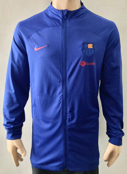 2022-2023 FC Barcelona Travel Jacket Kitroom Player Issue Mint Condition Size XL