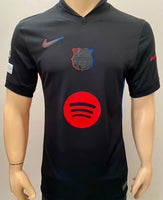2024-2025 FC Barcelona Away Shirt Robert Lewandowski Champions League BNWT Size S