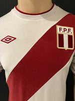 2011 Peru National Team Home Shirt Pre Owned Size M