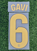 2024-2025 Pablo Gavi Barcelona Home Name Set and Number La Liga Player Issue Text Print