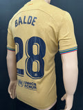 2022-2023 FC Barcelona Away Shirt Alejandro Balde LaLiga New BNWT Multiple Size