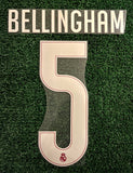 2026-2027 Real Madrid CF Third Name Set and Number Jude Bellingham Cup and Champions Avery Dennison