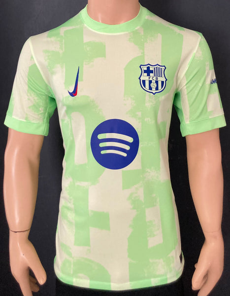 2024-2025 FC Barcelona Third Shirt With New Logo Spotify New BNWT Multiple Sizes