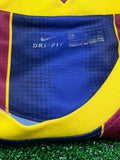 2020-2021 FC Barcelona Home Shirt Lionel Messi LaLiga Pre Owned Size XL