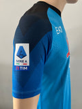 2022-2023 SSC Napoli Home Shirt Giovanni Di Lorenzo Lega Calcio New BNWT Size L (Fitted)