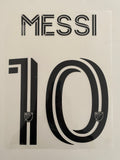 2023-2024-2025 Inter Miami Home Number and Name Lionel Messi  Avery Dennison Player Issue