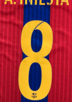 2016-2017 FC Barcelona Home Shirt Iniesta Copa del Rey Final BNWT Size M