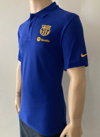 2023-2024 FC Barcelona Polo Shirt Player Issue Kitroom Travel BNWOT Multiple Sizes