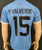 2022-2023 Uruguay Home Shirt Federico Valverde World Cup Qatar New BNWT Size M