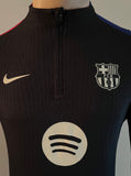 2024-2025 FC Barcelona Away Drill Training Top Player Issue Kitroom Worn and Washed Smaller Spotify Size M