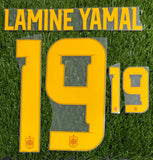 2025-2026 Spain Home Name Set and Number Lamine Yamal Player Issue World Cup Avery Dennison Adult Size