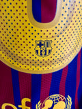 2017-2018 FC Barcelona Home Shirt Lionel Messi Player Issue Kitroom Long Sleeve LaLiga New BNWT Size M (Fitted)