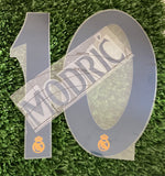 2024-2025 Modrić Real Madrid Away Name Set and Number Champions and Cup Player Issue Avery Dennison