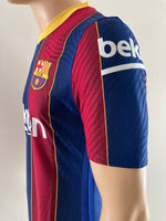 2020-2021 FC Barcelona Home Shirt Ansu Fati La Liga Kitroom Player Issue Mint Condition Size M