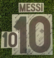 2024-2025 Argentina Home Messi Name Set and Number Centenary Canton Merchandising Adult Size