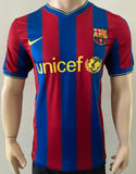 2009-2010 FC Barcelona Home Shirt Xavi LFP Pre Owned Size M