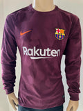 2017-2018 FC Barcelona Third Shirt Player Issue Kitroom Long Sleeve Mint Size M (Fitted)