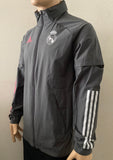 2020-2021 Real Madrid Waterproof Rain Jacket Kitroom Player Issue Pre Owned Size S