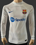 2023-2024 FC Barcelona Away Shirt Player Issue Kitroom Long Sleeve BNWOT Multiple Sizes (Fitted)