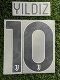 2025-2026 Juventus Home Name Set and Number Kenan Yildiz Player Issue Stilscreen