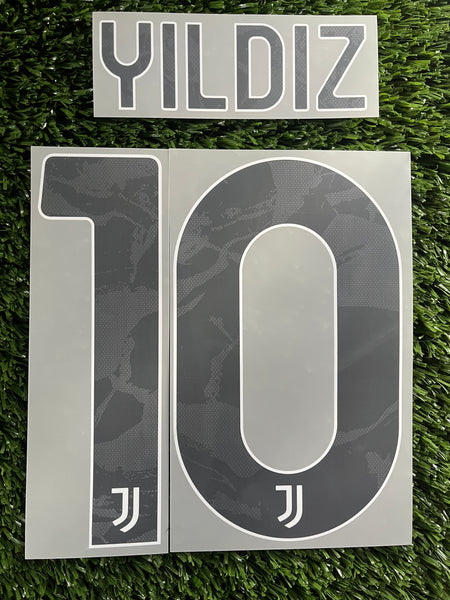 2025-2026 Juventus Home Name Set and Number Kenan Yildiz Player Issue Stilscreen