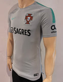 2018-2019 Portugal National Team Training Shirt Player Issue Kitroom Worn and Washed Size M