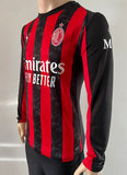 2025-2026 AC Milan Home Shirt Santiago Gimenez Long Sleeve Serie A New BNWT Size M