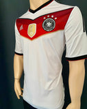 2014-2015 Germany National Team Home Shirt World Champions Pre Owned Size L