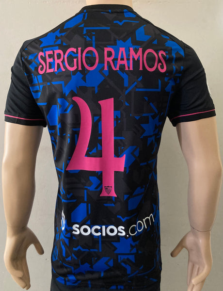 2023-2024 Sevilla FC Third Shirt Sergio Ramos Copa del Rey Kitroom Player Issue Mint Condition Size L