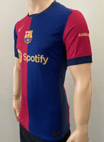 2024-2025 Barcelona Home Shirt Player Issue Authentic Spotify New