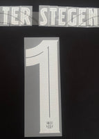 2023 2024 Barcelona FC TER STEGEN 1 Home Shirt Name Set and Number Player Issue UCL/ Copa del Rey Adult Size TextPrint