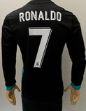 2017-2018 Real Madrid CF Away Shirt Cristiano Ronaldo UEFA Supercup Pre Owned Size S