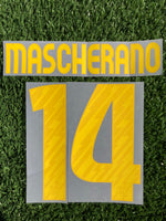 2010-2011 Mascherano 14 FC Barcelona Home Name set and Number Sipesa