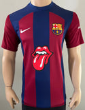 2023-2024 FC Barcelona Home Shirt Lamine Yamal El Clasico Rolling Stones Special Version La Liga BNWOT  Size M