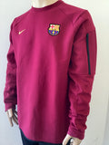 2020-2021 FC Barcelona Home Sweatshirt Tech Pre Owned Size L