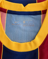 2020-2021 FC Barcelona Home Shirt Ansu Fati La Liga Kitroom Player Issue Mint Condition Size M